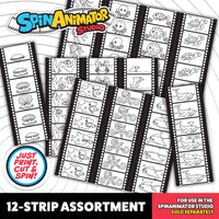 SpinAnimator Studio Sea Life Printable Refill Strips