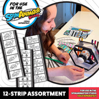 SpinAnimator Studio Sea Life Printable Refill Strips