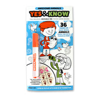 The Original Yes & Know® Invisible Ink Trivia Game Books: Awesome Animals