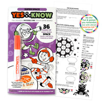 The Original Yes & Know® Invisible Ink Trivia Game Books: Super Space