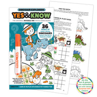 The Original Yes & Know® Invisible Ink Trivia Game Books: Dinosaur Explorers