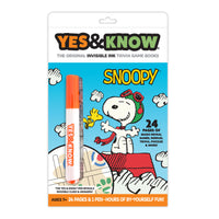 The Original Yes & Know® Invisible Ink Trivia Game Books: Snoopy