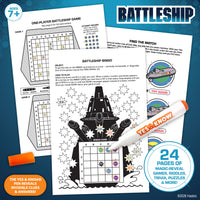 The Original Yes & Know® Invisible Ink Trivia Game Books: Battleship